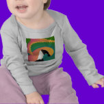 Orca Whale Rainbow Wave t-shirts