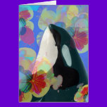 Orca Whale Spy Hop Multicolor Graphic-I SEE You cards
