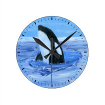 Orca whale Wall Clock wall clocks