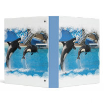 Orca Whales Binder