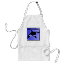 Orca Whales Rock! aprons by designs_that_rock Orca Whales Rock! aprons