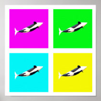 OrcaBlocks Poster in Four Color