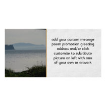 Orcas Island From Birch Bay Photo Greeting Card