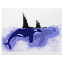 Orcas Killer Whales Custom Letterhead