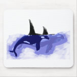 Orcas Killer Whales mousepads