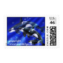 Orcas Postage Stamp