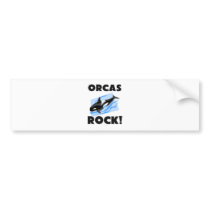 Orcas Rock bumper stickers