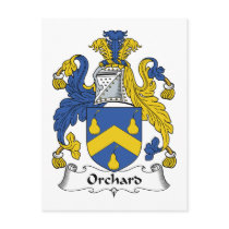 Orchard Family Crest postcards