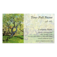 Orchard in Blossom, fine art professional business Business Card Template