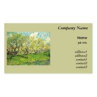 Orchard in Blossom Vincent van Gogh Business Cards