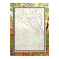 Orchard in Blossom Vincent van Gogh Personalized Invitation