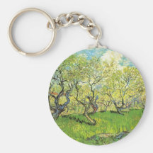 Orchard in Blossom Vincent van Gogh Keychains