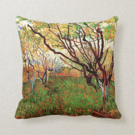 Orchard in Blossom Vincent van Gogh Pillows