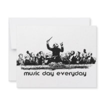 Orchestra design for Music Day! invitations