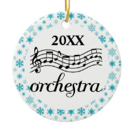 Orchestra Personalized Christmas Ornament