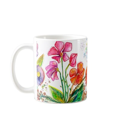 Orchid18 dark and Orchid 15 transparent together  Coffee Mug by Julier