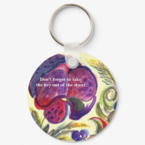 Orchid-25, Don’t forget to take the key out of ... keychains by Julier Orchid-25, Don’t forget to take the key out of ... keychains