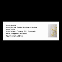 Orchid Address cards business cards