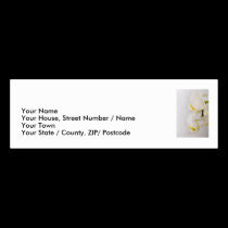 Orchid Address cards business cards