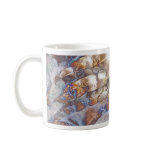Orchid and feather collage - Mug