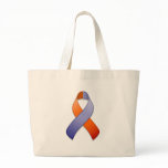 Orchid and Orange Awareness Ribbon Bag