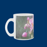 Orchid Art Frosted Glass Mug mugs