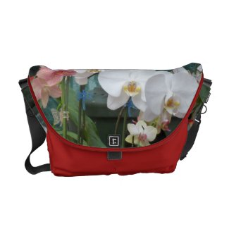 Orchid Bouquet Rickshaw Messenger Bag