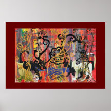 Orchid Cats Print