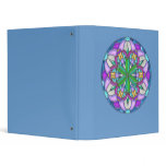 Orchid Circle in Art Nouveau Stained Glass Binders