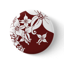 Orchid Dream Button (on red)