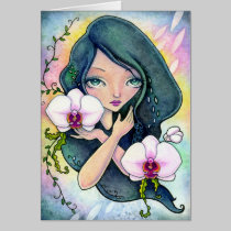 Orchid Dreams - blank card cards