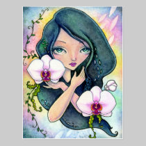 Orchid Dreams - Postcard postcards