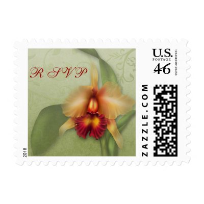 Orchid Elegance RSVP Postage Stamps