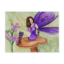 Orchid Fairy Postcard by Stuwahacreations Orchid Fairy Postcard
