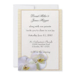 Orchid Floral Wedding Invitation