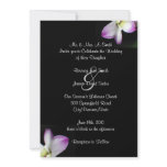 Orchid Formal Wedding Invitation