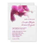 Orchid Formal Wedding Invitation