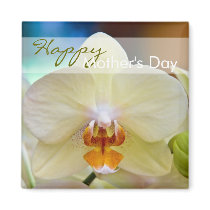 Orchid • Happy Mother's Day Magnet by SabineStGreetings Orchid • Happy Mother's Day Magnet