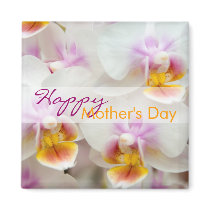 Orchid • Happy Mother's Day Magnet by SabineStGreetings Orchid • Happy Mother's Day Magnet