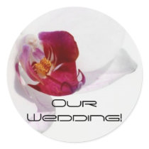 Orchid Invitation Sticker_Our Wedding! by WeddingCentre Orchid Invitation Sticker_Our Wedding!