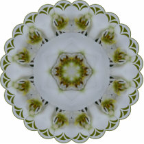 Orchid Kaleidoscope Acrylic Ornament Acrylic Cut Outs