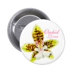 Orchid Lover Button buttons