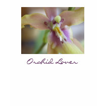 Orchid Lover T-shirt by gardenparty Orchid Lover T-shirt