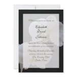 Orchid Marriage Reception Only Wedding Invitation