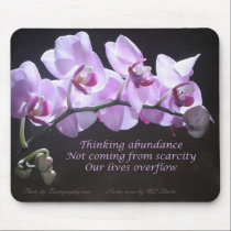 Orchid mousepad - Thinking Abundance mousepads