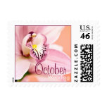 Orchid • October Wedding Stamp