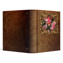 Orchid - Oncidium Orchid - Eye Candy 3 Ring Binders