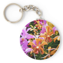 Orchid Party keychains