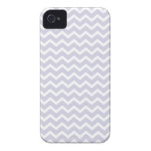 Orchid Purple Zig Zag Chevrons Pattern iPhone 4 Cases