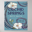 Orchid Springs Bath Salts posters